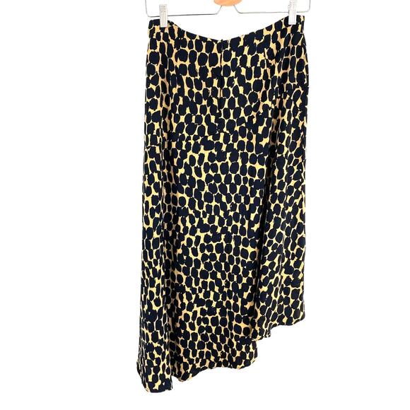 Who What Wear Leopard Print Asymmetrical Midi Skirt Flowy Chic 6 - Picture 2 of 6